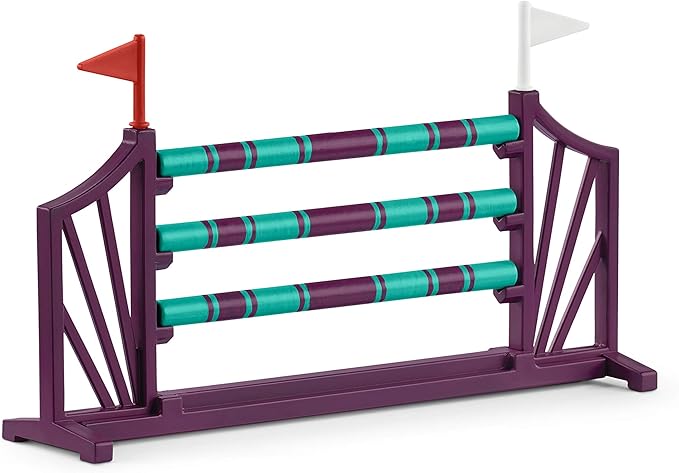 Schleich Horse Club, Horse Toys for Girls and Boys, Lisa's Tournament Training Horse Set with Appaloosa Horse Toys, 11 Pieces, Ages 5+