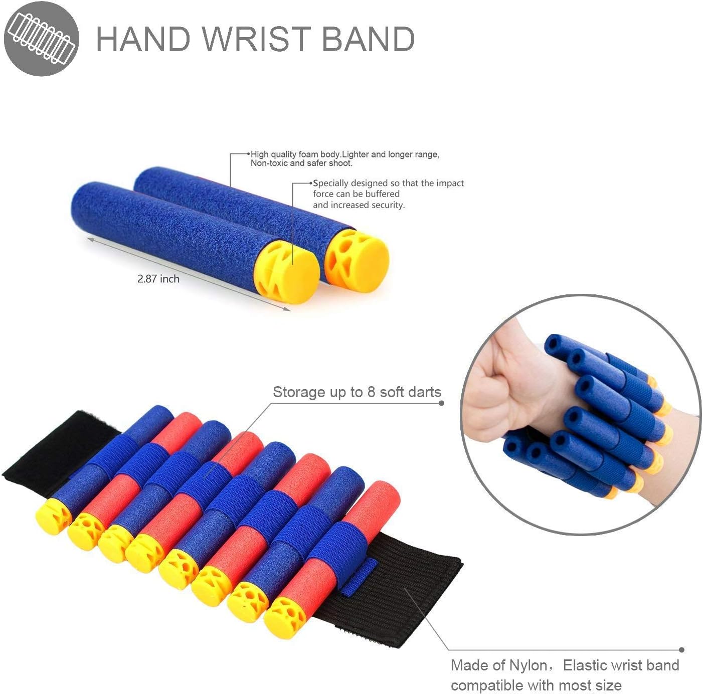 POKONBOY 2 Sets Tactical Vest Kits Compatible with Nerf Guns N-Strike Elite Series