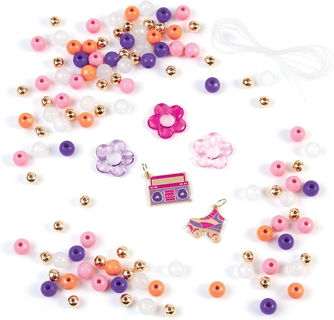 Make It Real Color Reveal DIY Bracelets Kit - Transforming Beads Craft Set for Kids