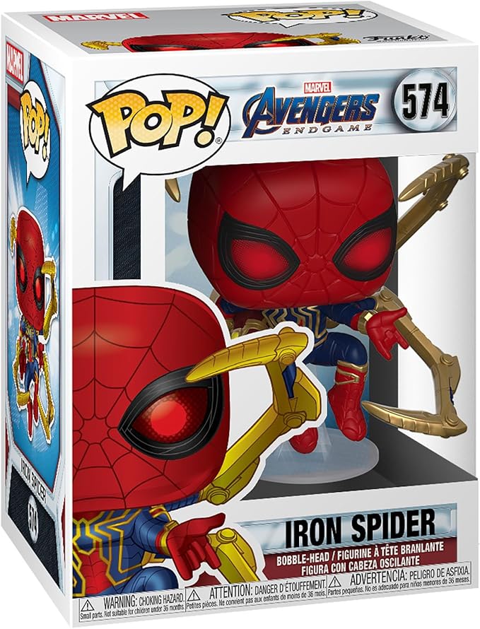 Funko Pop Marvel: Avengers Endgame - Iron Spider with Nano Gauntlet - Collectable Vinyl Figure - Gift Idea - Official Merchandise - Toys for Kids & Adults - Superheroes Fans