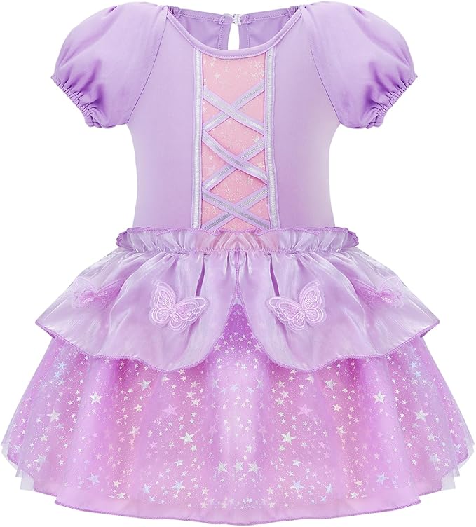 Meland Baby Princess Costume - Baby Girl Halloween Costumes for Infant Girls 6 Month-3T, Princess Dress for Toddler Dress Up