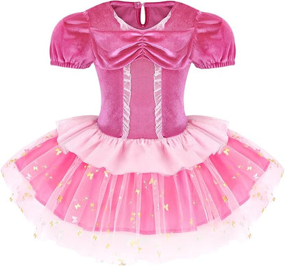 Meland Baby Princess Costume - Baby Girl Halloween Costumes for Infant Girls 6 Month-3T, Princess Dress for Toddler Dress Up