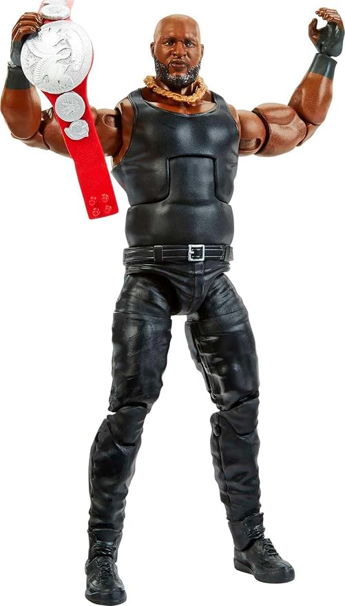 Mattel WWE Omos Elite Collection Action Figure, Deluxe Articulation & Life-like Detail with Iconic Accessories, 6-inch