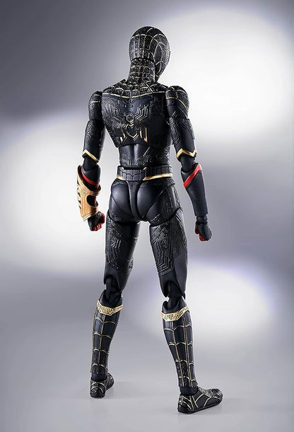 TAMASHII NATIONS - Spider-Man: No Way Home - Spider-Man (Black & Gold Suit), Bandai Spirits S.H.Figuarts Action Figure