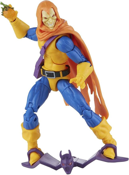 Marvel Legends Series Spider-Man 6-inch Hobgoblin Action Figure Toy, Toy Biz Inspired Design, Includes 3 Accessories: Glider, Pumpkin Bomb, Satchel