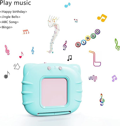 Lapare Audible Educational Toy with Music for Toddlers Age 1 2 3 4 5, 252 Sight Words Flash Cards Kindergarten Toy for Girls to Learn Alphabet Number Color Shapes and More