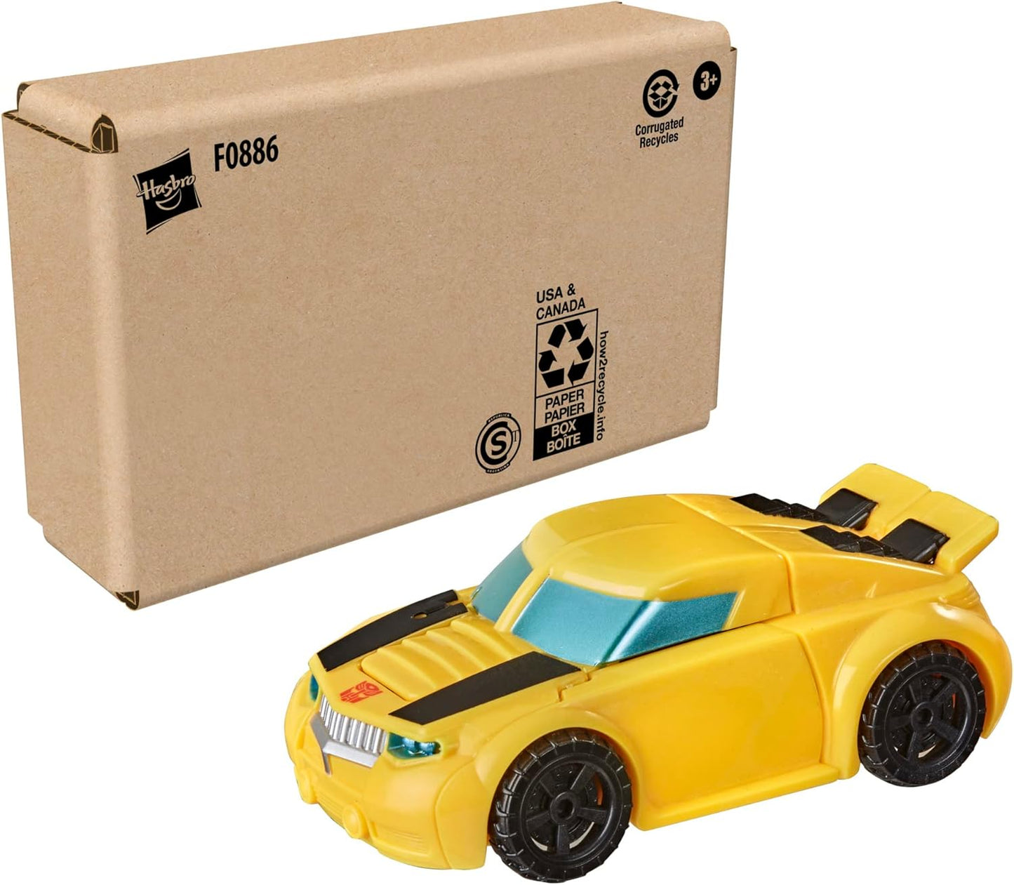 Transformers Playskool Heroes Rescue Bots Academy Classic Team Bumblebee, Converting Toy Robot Action Figure, Ages 3+ (Amazon Exclusive)