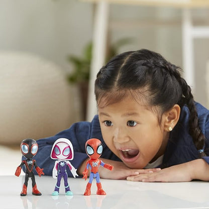 Spidey and His Amazing Friends Team Spidey Change ‘N Go Riders Playset, 3 Toy Cars and Action Figures, Marvel Super Hero Toys for 3 Year Old Boys and Girls and Up (Amazon Exclusive)