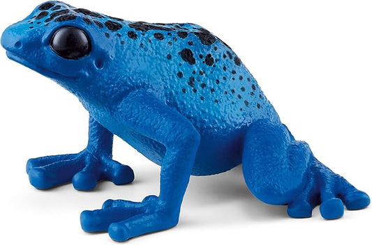 Schleich Wild Life - Wild Animal Rainforest Jungle Toys for Kids, Poison Dart Frog Toy, Blue, Ages 3+