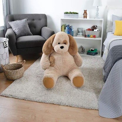 Vermont Teddy Bear Dog Stuffed Animal - 4 Foot Big Puppy Stuffed Animal from Giant Cuddle Collection - Adorable & Collectible Stuffed Dog Plush for Kids & Adults - Crafted in The USA
