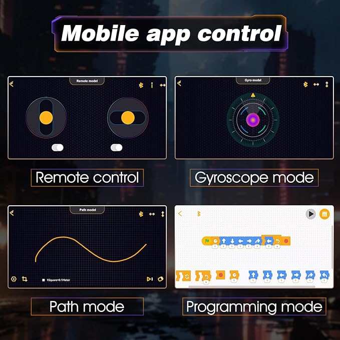 2 in 1 Robot Set, 730 Pieces Remote Control and APP Controlled Robot or Bulldozer, Building Blocks Toys STEM Project for 8 9 10 11 12 13 14 Years Old, Christmas Birthday Gift for Boys