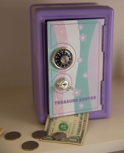 Fat Brain Toys My Treasure Keeper Safe & Bank - Lockable Coin Bank for Ages 5+