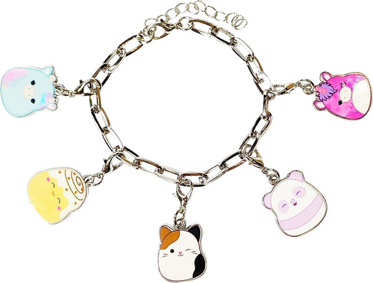 LUV HER Squishmallows Girls Add A Charm Box Set with 1 Charm Bracelet & 5 Interchangeable Charms - Ages 8+