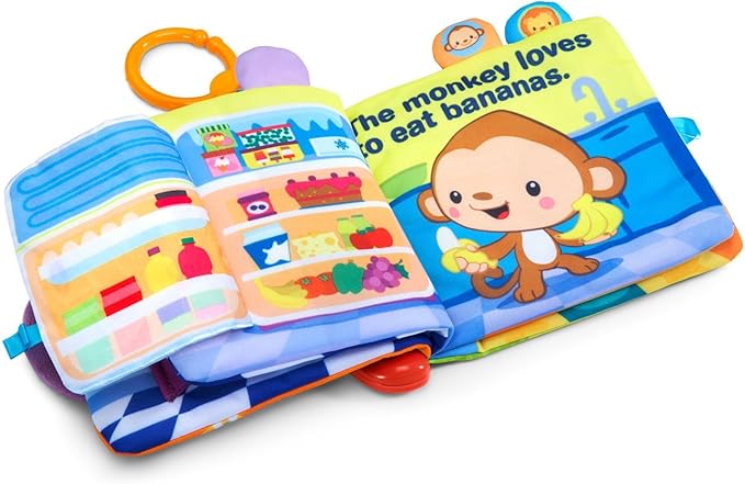 VTech Baby Peek and Play Baby Book, Purple