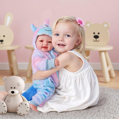 BABESIDE Baby Dolls, 17inch Large Realistic Cute Soft Body Baby Doll Real Life Baby Dolls with Accessories for 3+ Year Old Girls Gifts, Pretend Play, Collection
