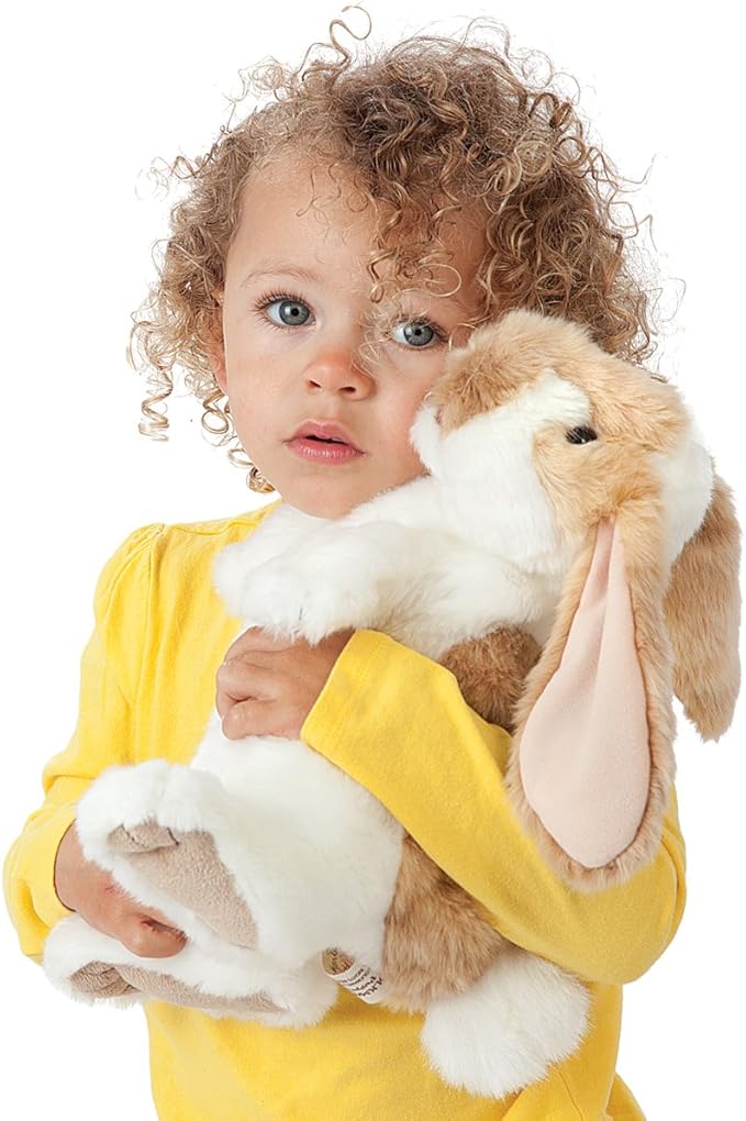 Folkmanis Standing Lop Rabbit Hand Puppet, White, 1 EA