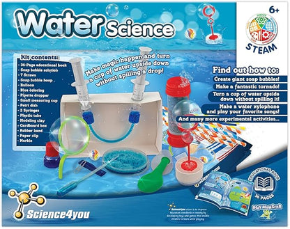 PlayMonster Science4you - Water Science - Create and Experiment with H2O - Fun, Education Activity for Kids Ages 6+