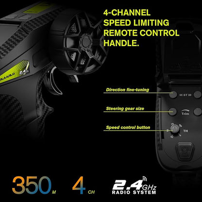 1/12 Brushelss RC Cars, 50 MPH, RC Buggy, Remote Control Truck, 4×4 Monster Car, Ages 8+