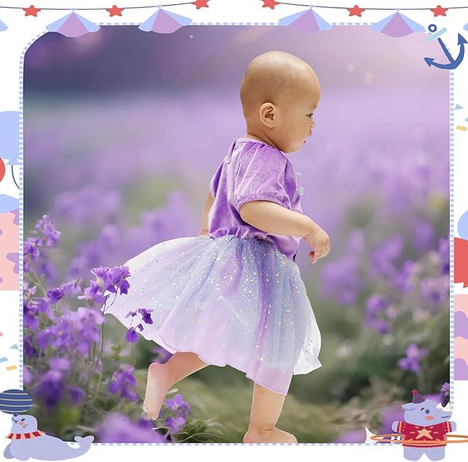 Meland Baby Princess Costume - Baby Girl Halloween Costumes for Infant Girls 6 Month-3T, Princess Dress for Toddler Dress Up