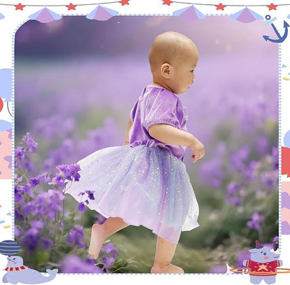 Meland Baby Princess Costume - Baby Girl Halloween Costumes for Infant Girls 6 Month-3T, Princess Dress for Toddler Dress Up