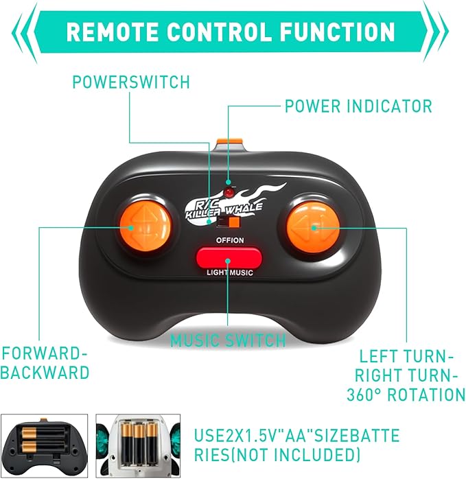 Remote Control Shark, RC Car Toys can Bend, Turn & Slide Like a Mutant Machine, Birthday for Kids 3 4 5 6 7 8 9 10 11 12 Year Old Boys Girls