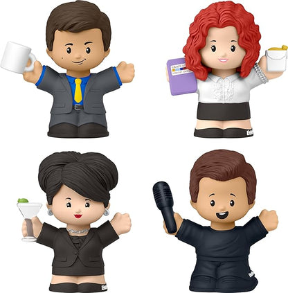 Little People Collector Will and Grace TV Series Special Edition Set for Adults & Fans, 4 Figures in a Display Package (Amazon Exclusive)
