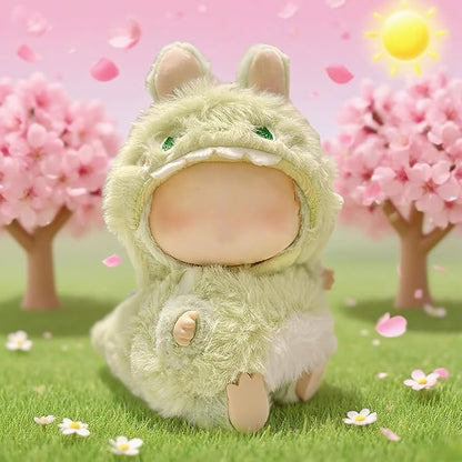 (2-Pack) 17cm Doll Clothes Set, Plush Green Dinosaur and Blue Shark Outfits for 17cm Dolls, Soft and Stylish Dress Up Doll Clothes, Adorable and Cute Clothing with Cozy Texture and Fun Design