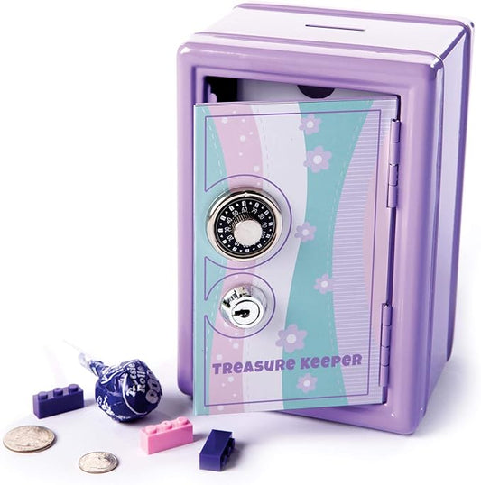 Fat Brain Toys My Treasure Keeper Safe & Bank - Lockable Coin Bank for Ages 5+