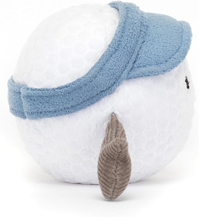 Jellycat Amuseables Golf Ball Stuffed Toy, 2.5 inches - Golf Ball Plush for Sports Fans