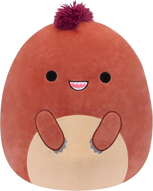 Squishmallows Original 20-Inch Kelly Red Velociraptor - Jumbo Ultrasoft Official Jazwares Plush