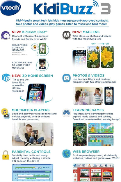 VTech KidiBuzz 3, Black