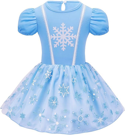 Meland Baby Princess Costume - Baby Girl Halloween Costumes for Infant Girls 6 Month-3T, Princess Dress for Toddler Dress Up