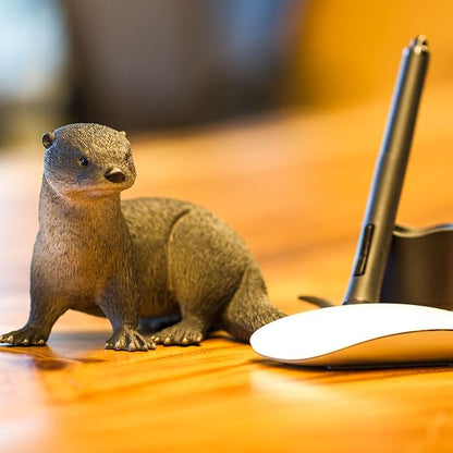 Safari Ltd. River Otter Figurine - Lifelike 5.5" Animal Figure - Educational Toy for Boys, Girls, and Kids Ages 3+