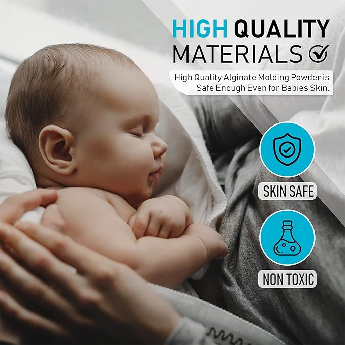 Hula Home Hand Casting Kit for Couples or Family with Mounting Plaque | Anniversary DIY Gifts Her & Him, Keepsake Sculpture Wedding Kids,