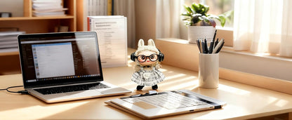 Doll Accessories Set for 15cm/17cm Dolls - Mini Glasses, Headphones & Mini Doll Shoes Compatible with Labubu,Doll Dress Up Costume Supplies