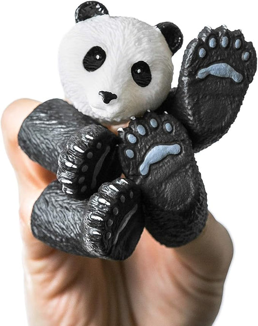 AQKILO Panda Finger Puppet Set, Animals Puppet Show Theater Props, Novelty Toys Weird Stuff Gifts
