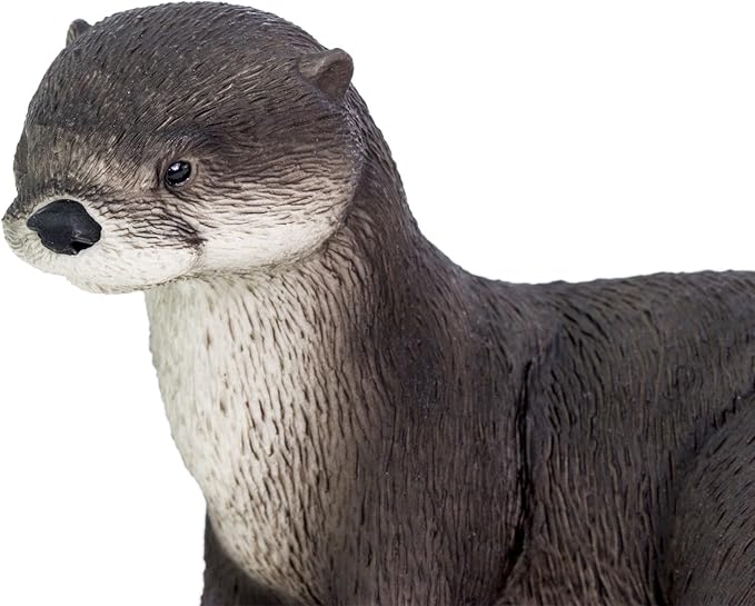 Safari Ltd. River Otter Figurine - Lifelike 5.5" Animal Figure - Educational Toy for Boys, Girls, and Kids Ages 3+