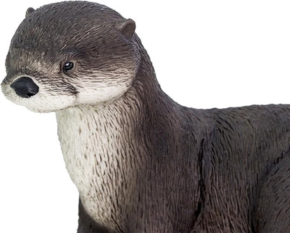 Safari Ltd. River Otter Figurine - Lifelike 5.5" Animal Figure - Educational Toy for Boys, Girls, and Kids Ages 3+