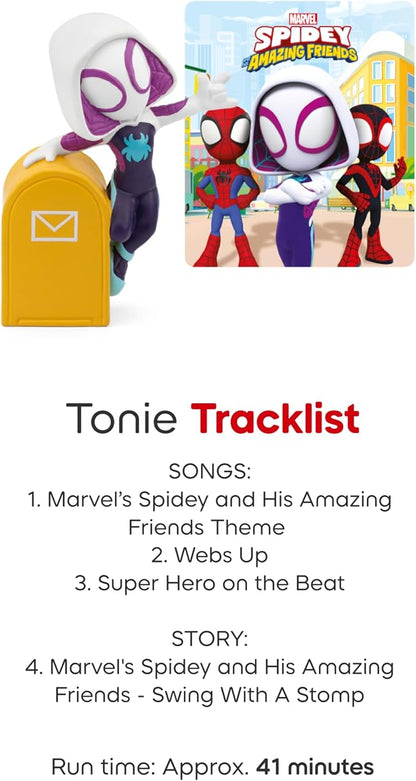 Tonies Ghost-Spider Audio Toy Character from Marvel's Spidey and His Amazing Friends