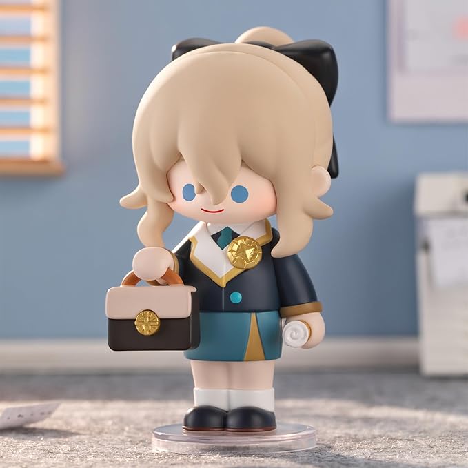 POP MART Genshin Impact Dress-Up Dreams Themed Chibi Series Figures, 12PCs Genshin Impact Blind Box Figures, Random Design Action Figures Collectible Toys Home Decorations,Birthday Gifts, Whole Set