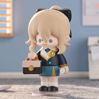 POP MART Genshin Impact Dress-Up Dreams Themed Chibi Series Figures, 12PCs Genshin Impact Blind Box Figures, Random Design Action Figures Collectible Toys Home Decorations,Birthday Gifts, Whole Set