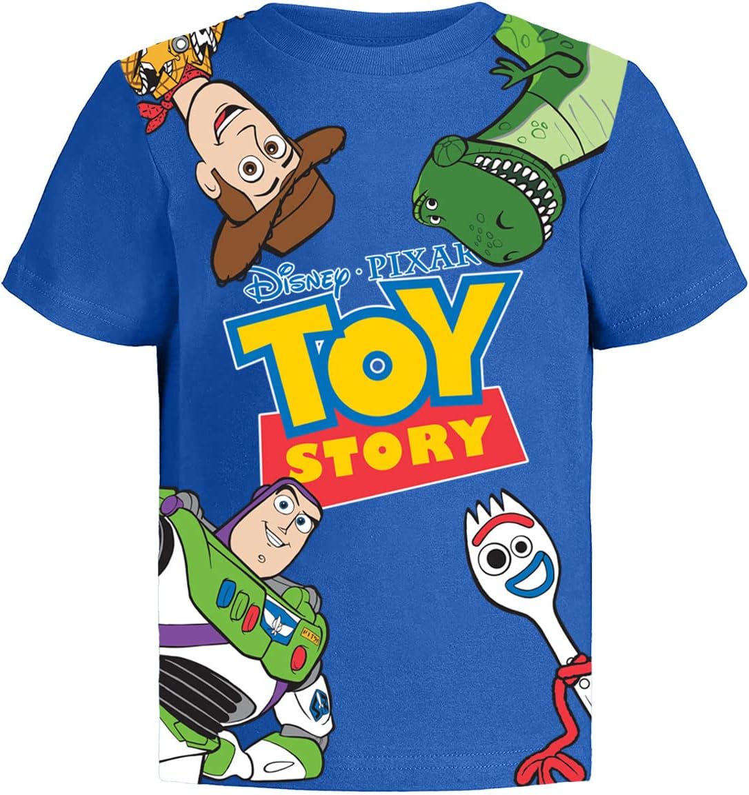 Toy Story Pixar T-Shirt (Sets) Woody Buzz Lightyear Jessie Rex Hamm MrPotato Forky Slinky Dog Toddler/Birthday Kids Clothes