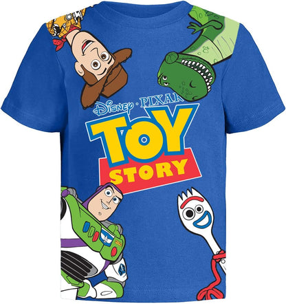 Toy Story Pixar T-Shirt (Sets) Woody Buzz Lightyear Jessie Rex Hamm MrPotato Forky Slinky Dog Toddler/Birthday Kids Clothes