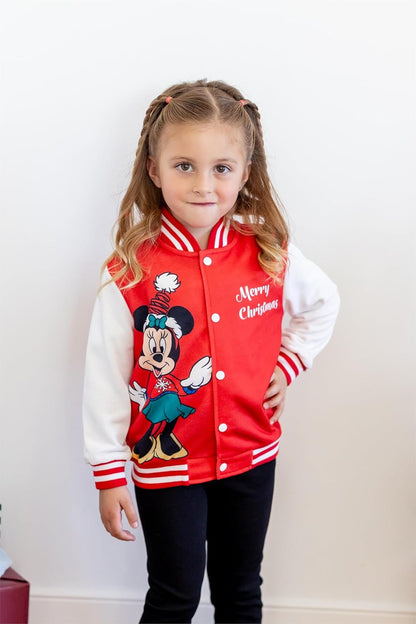 Disney Minnie Mickey Stitch Princess Frozen Elsa Marvel Jacket Lightweight Coat Button up Color Block Sweatshirt 2-14 Years