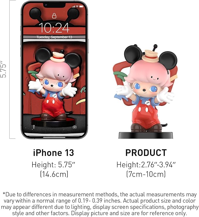 POP MART DIMOO World × Disney Series Figures, 12PCs Blind Box Figures, Random Design Action Figures Collectible Toys Home Decorations, Whole Set