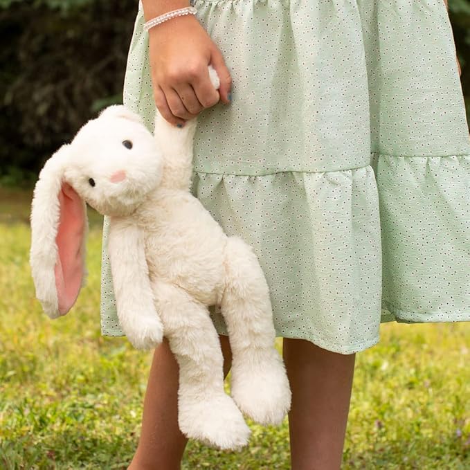 Vermont Teddy Bear Bunny Stuffed Animal – 15 Inch Ivory Bunny Plush Toys, Soft and Cute Stuffed Plushie, Adorable Gift Toy, Perfect for Snuggling for Kids, Boys and Girls, Buddy Collection