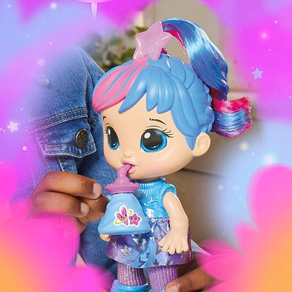 Baby Alive Star Besties Doll, Stellar Skylar, 8-inch Space-Themed Doll for 3 Year Old Girls and Boys and Up, Accessories