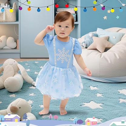 Meland Baby Princess Costume - Baby Girl Halloween Costumes for Infant Girls 6 Month-3T, Princess Dress for Toddler Dress Up