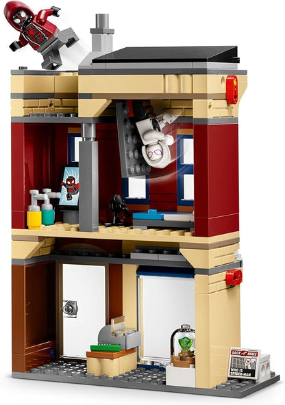 LEGO Marvel Spider-Man vs. Oscorp Building Toy - Pretend Play Set W/8 Toy Minifigures for Boys & Girls, Ages 10+ - Super Hero Building Blocks for Preteens Idea for Birthdays - 76324