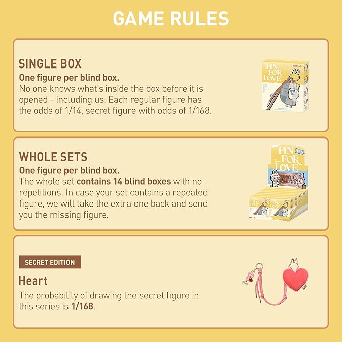 POP MART THE MONSTERS Pin for Love Series- Letter Pendant Blind Box (N-Z)